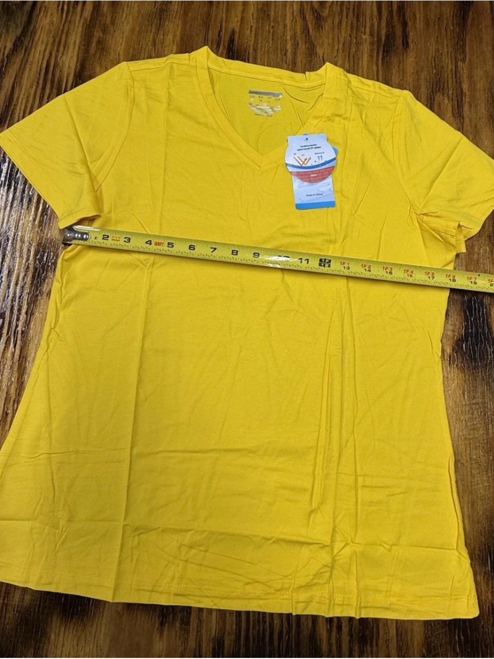 Kids Yellow V-Neck Short Sleeve Top